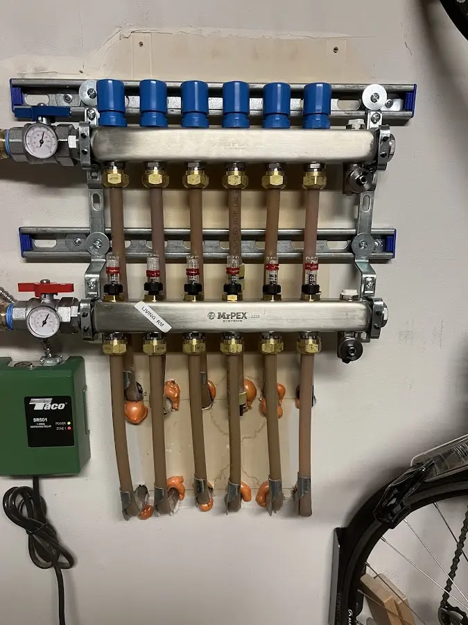 Plumber performing Leak Detection at a residential property in White Lake